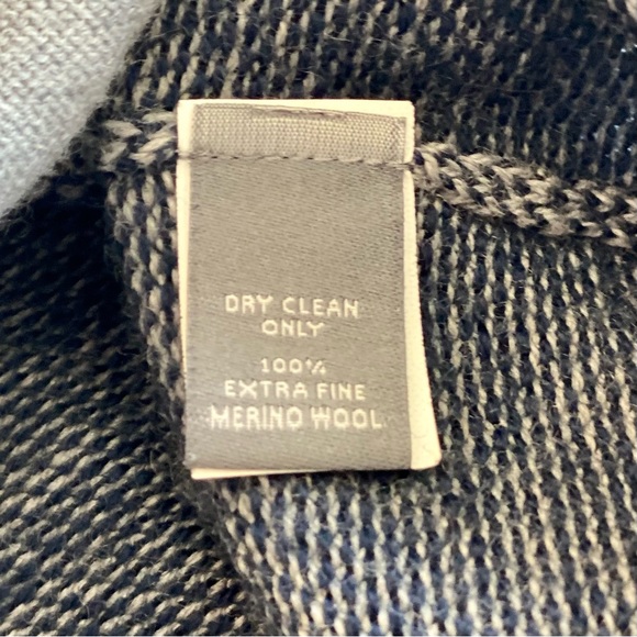 BONOBOS Cardigan Sweater Men's  Extra Fine Merino Wool Slim Fit Pullover Size M - Picture 4 of 5